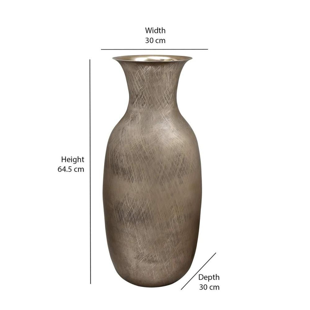 Zenith Bottle Floor Vase (Gold)