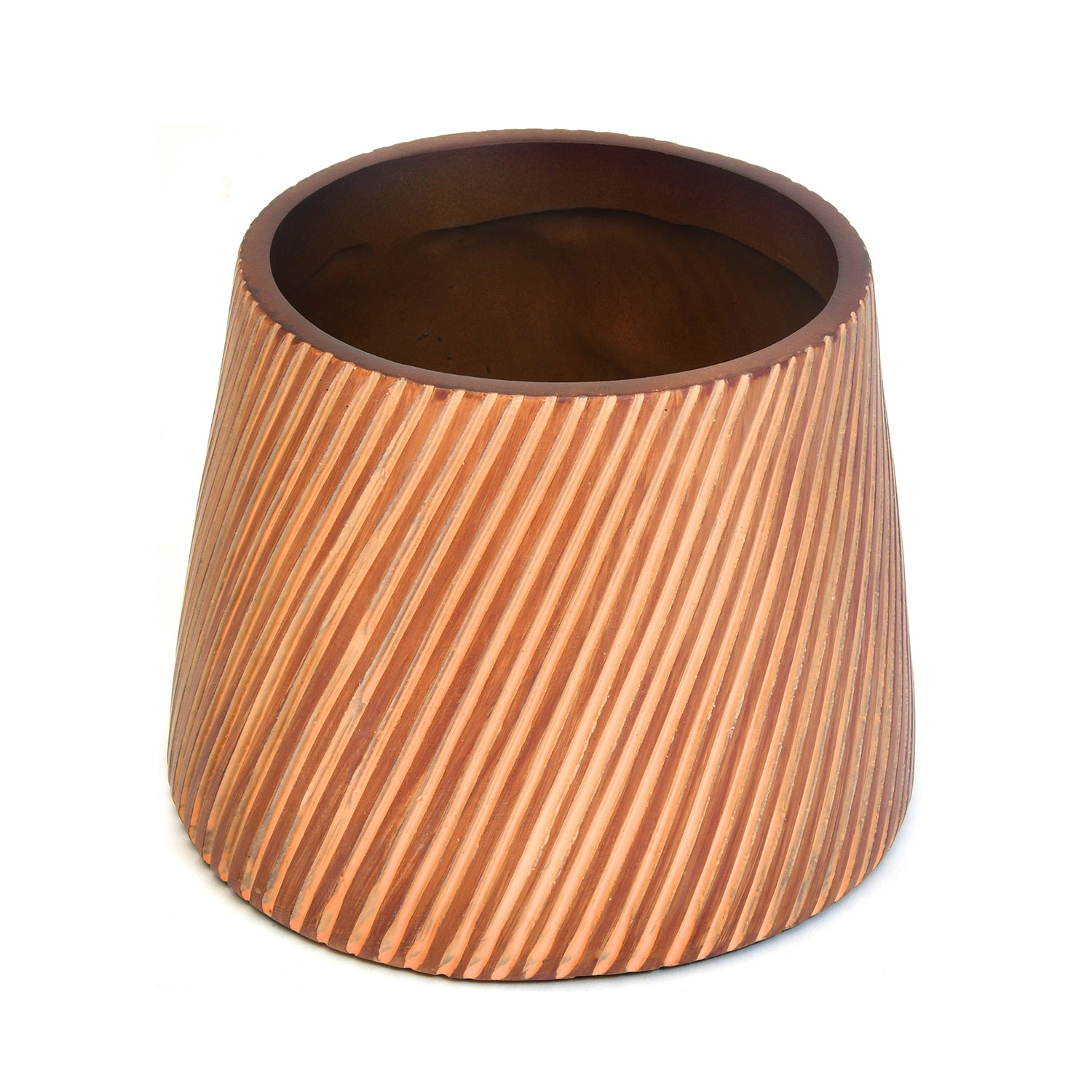 Oval Small Planter Light (Brown)