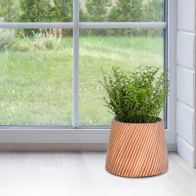 Oval Small Planter Light (Brown)