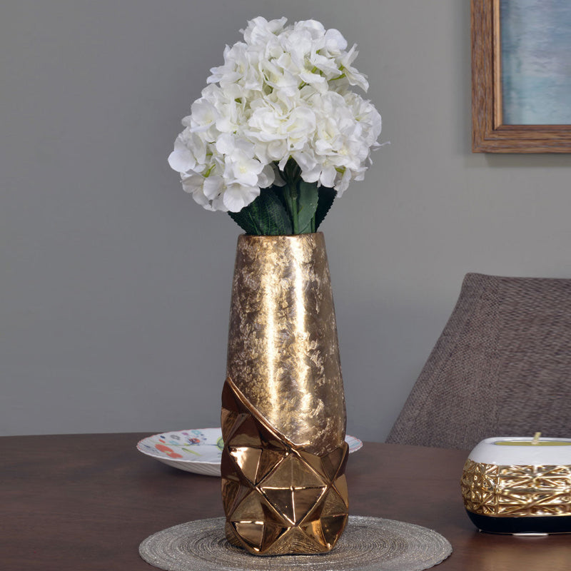 Goldberg Decorative Tumbler Vase (Gold)