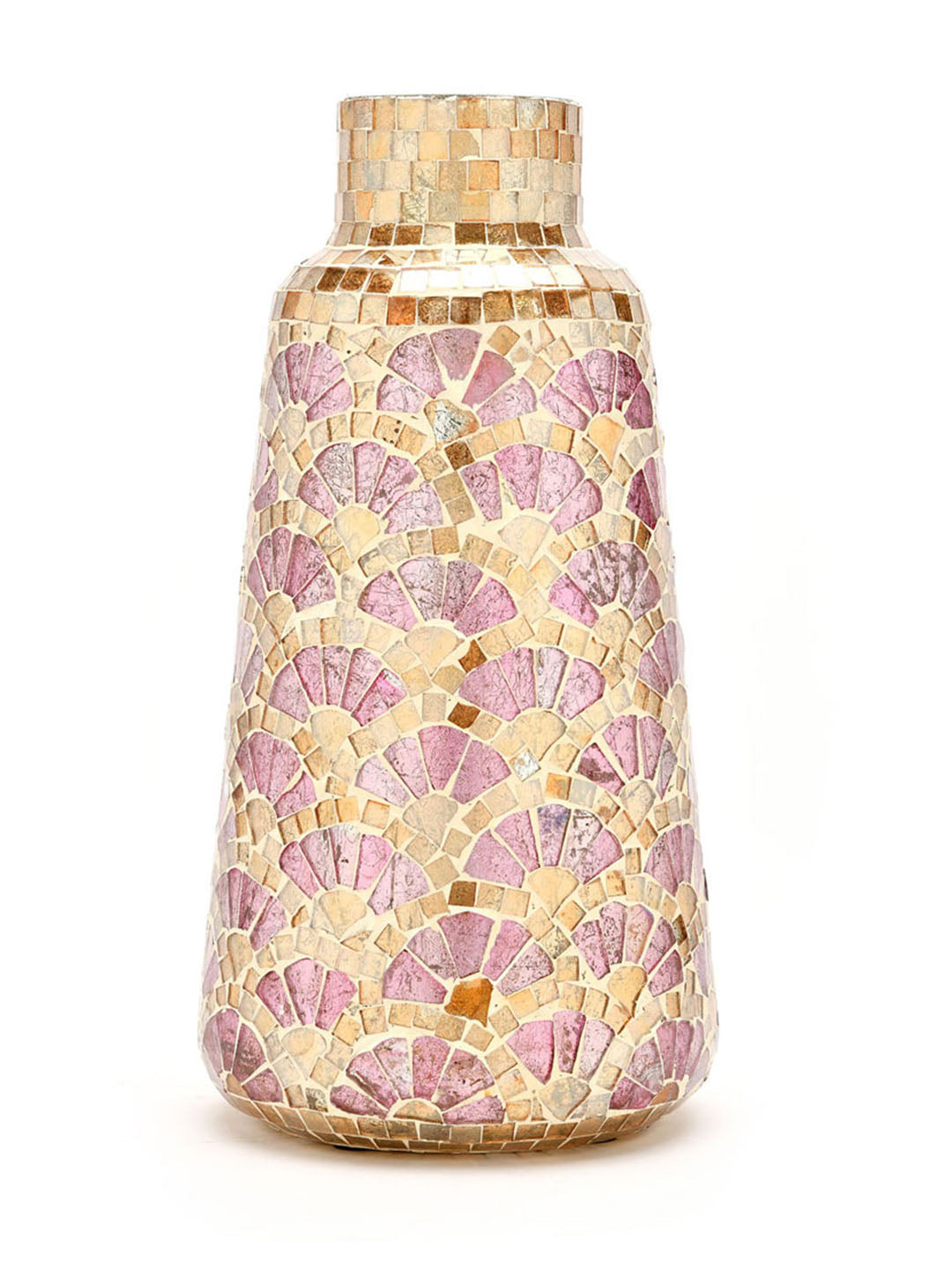 Luna Mosaic Vase (Onion & Gold)