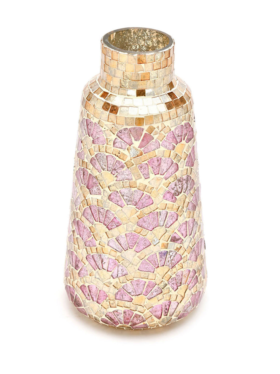 Luna Mosaic Vase (Onion & Gold)