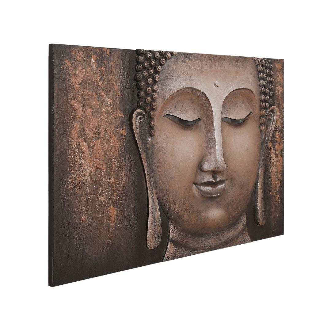 Buddha Face Wall Decor (Brown)