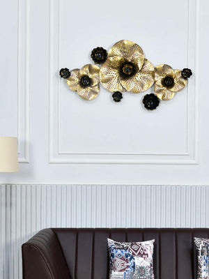 Coral Reef Wall Decor (Black & Gold)