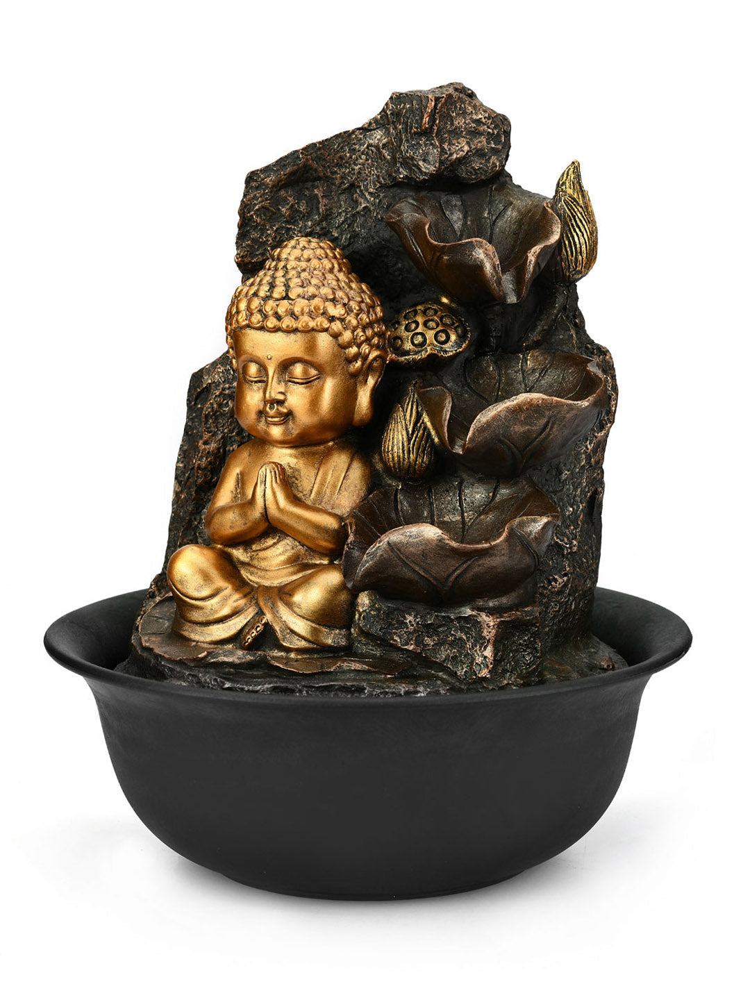 Baby Monk Water Fountain (Gold)