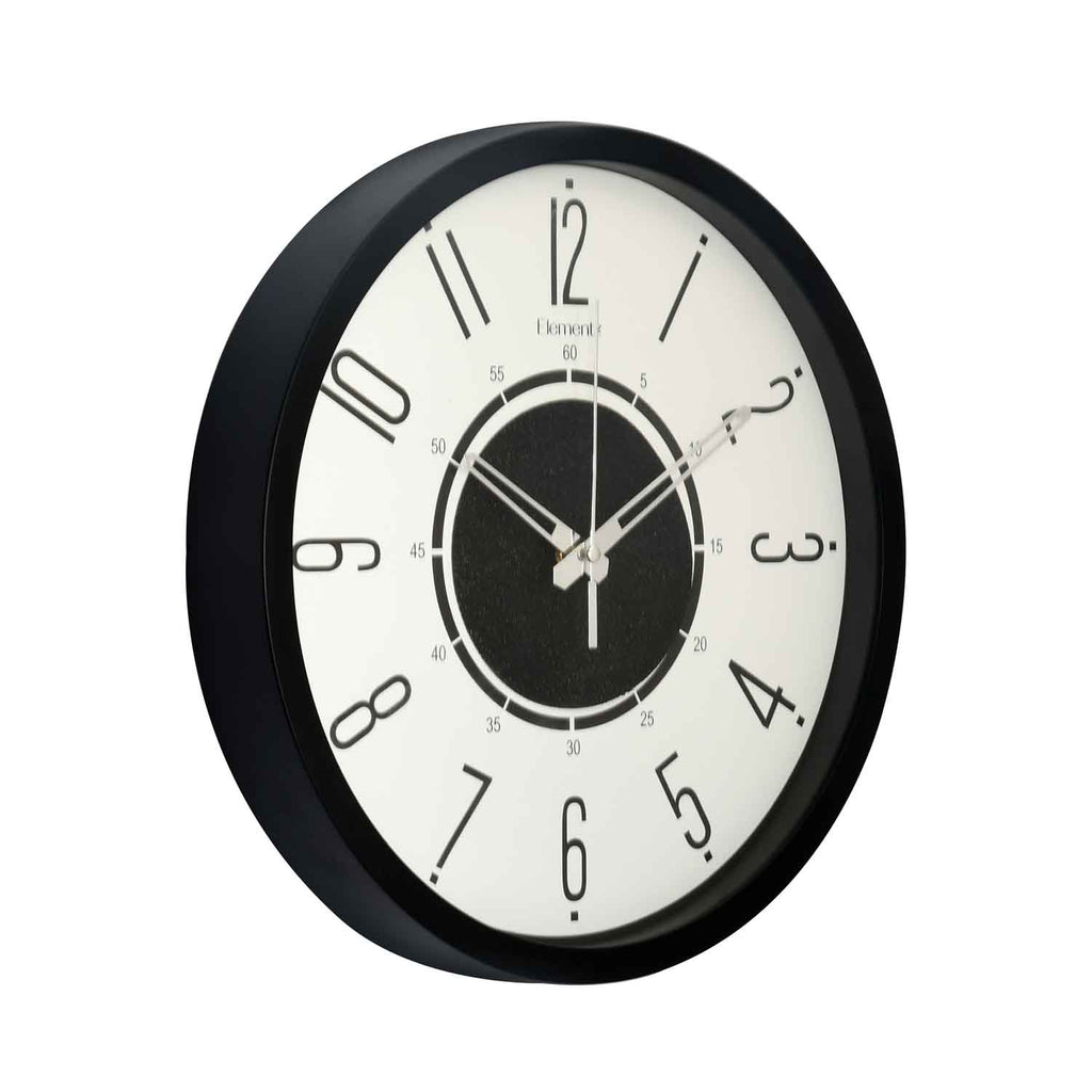 Blanco Analog Wall Clock Black & White