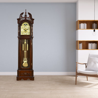 Timeless Grandfather Clock (Brown)
