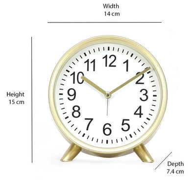 Sleek Table Clock (Gold)