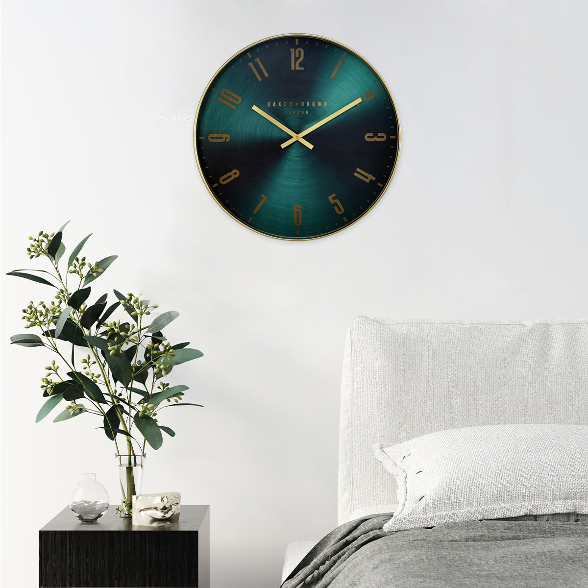 Sapphire Analog Wall Clock Blue