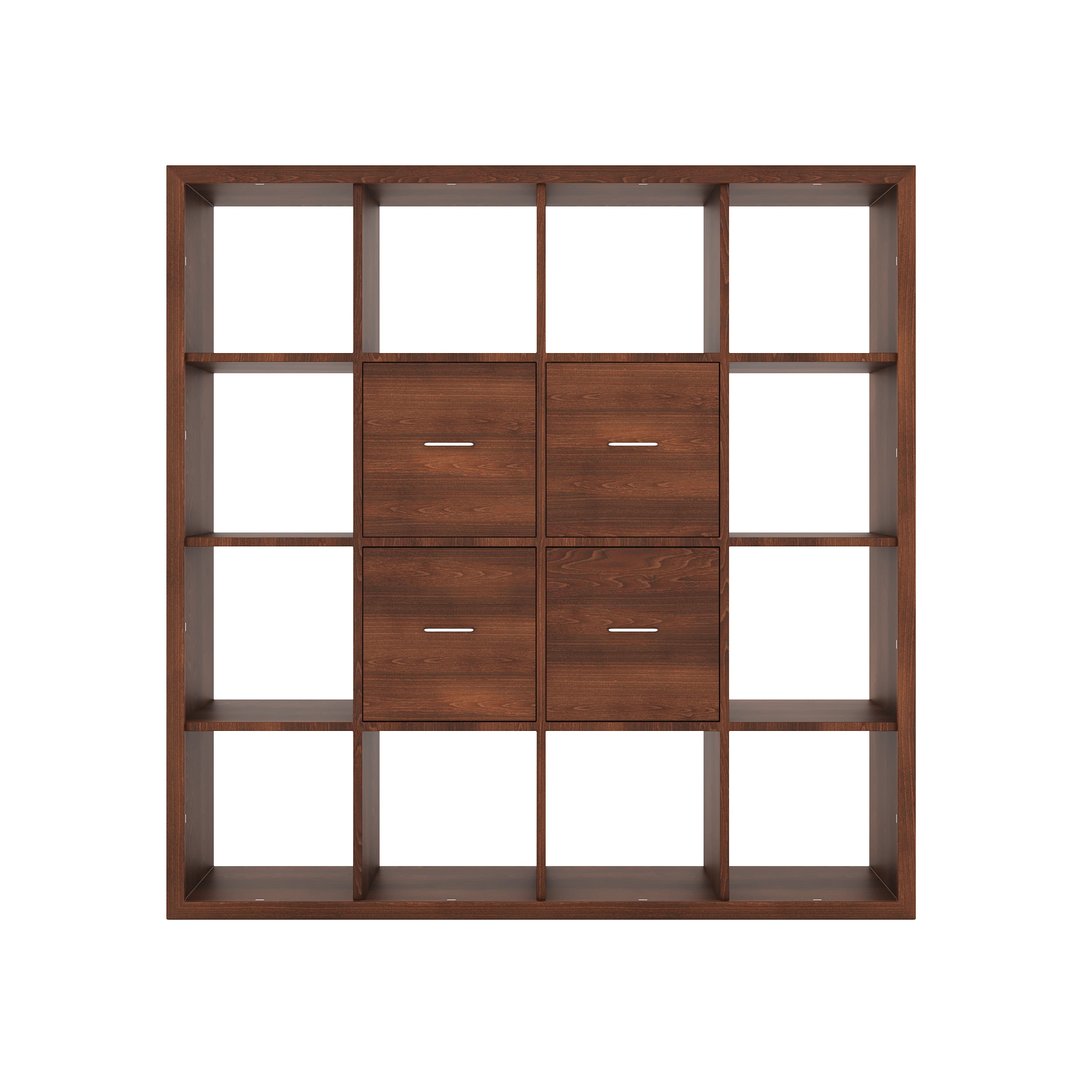 Hera Engineered Wood Bookcase (Walnut)