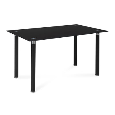 Isaac 6 Seater Dining Table (Black)