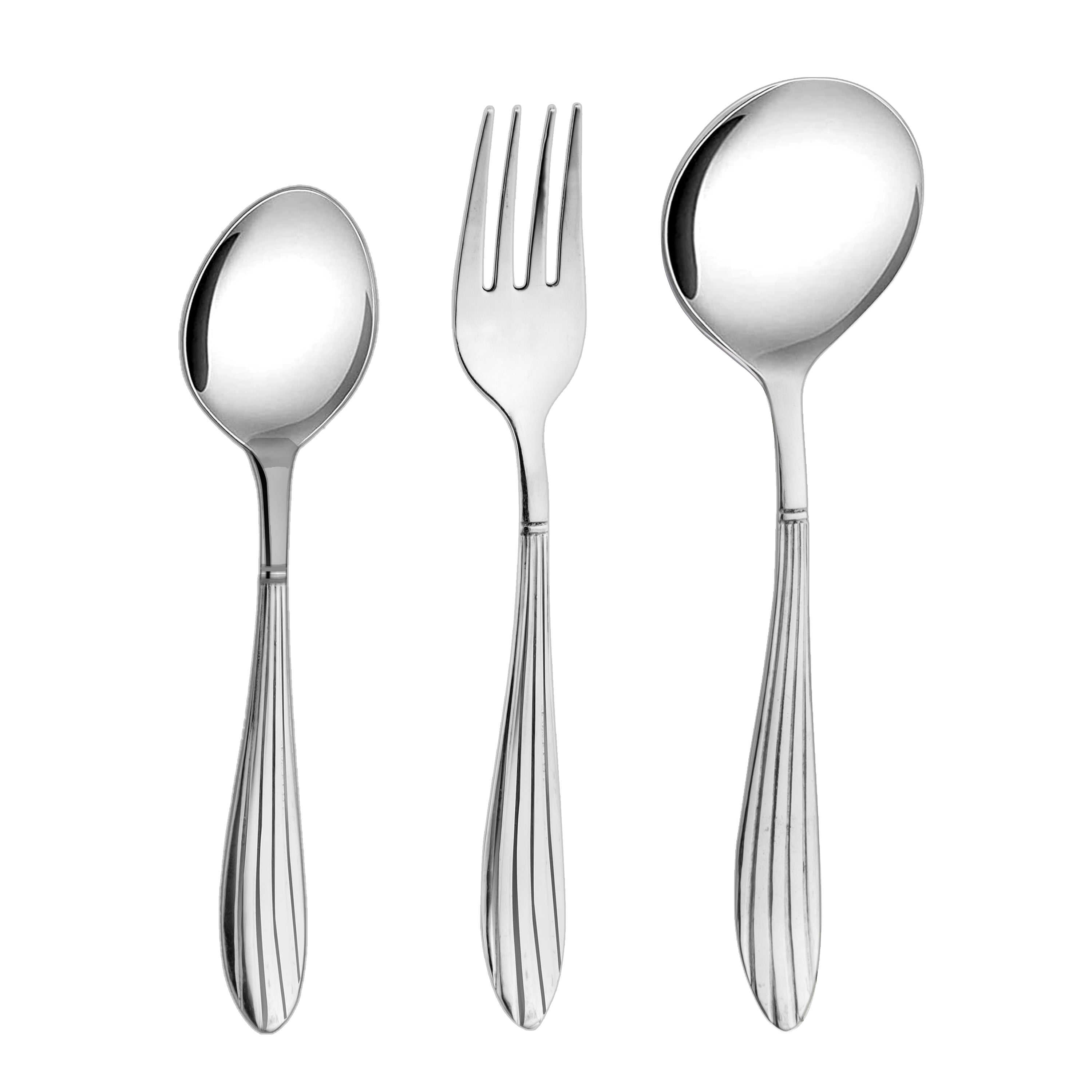 Arias Sysco Cutlery Set of 18 (Silver)