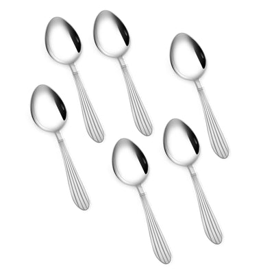 Arias by Lara Dutta Sysco Baby Spoon Set of 6 (Silver)