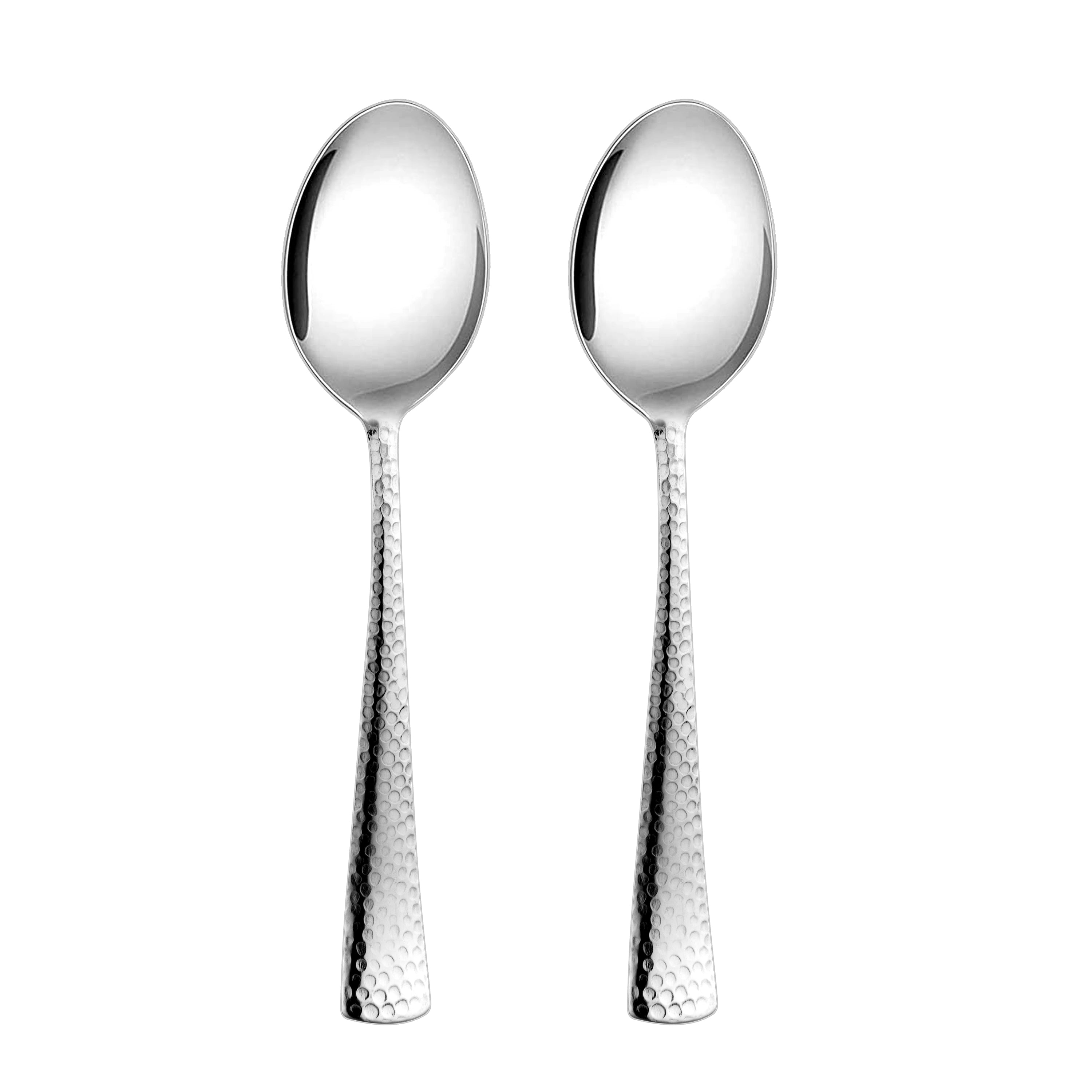 Arias by Lara Dutta Vintage Serving Spoon Set of 2 (Silver)