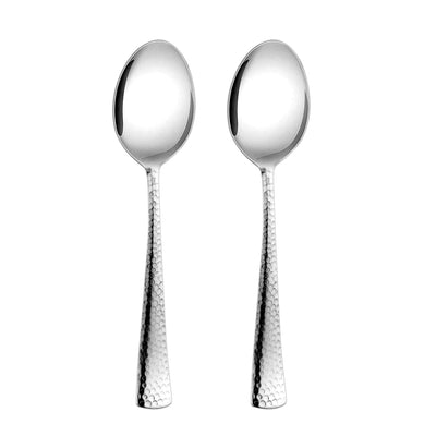 Arias by Lara Dutta Vintage Serving Spoon Set of 2 (Silver)