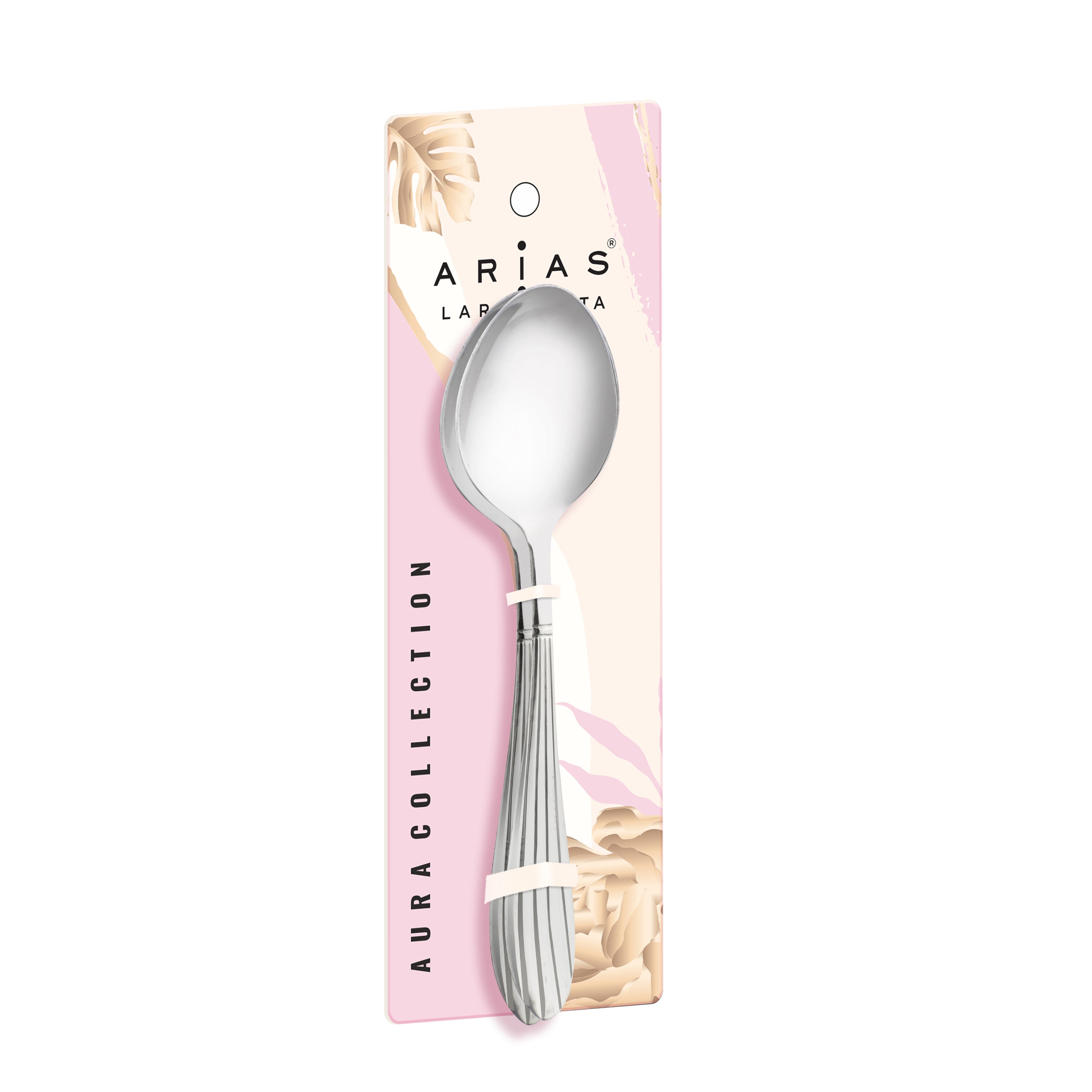 Arias Sysco Serving Spoon Set of 2 (Silver)