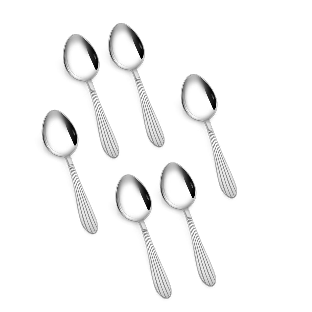 Arias Sysco Cutlery Set of 24 With Stand (Silver)