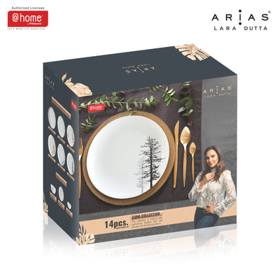 Arias Moon Winter Forest Dinner Set - 14 Pieces