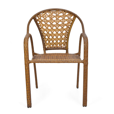 Jarvis Rattan Garden Chair (Brown)