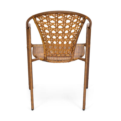 Jarvis Rattan Garden Chair (Brown)
