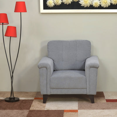 Jerry 1 Seater Sofa (Grey)
