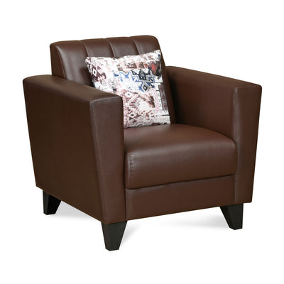 Joy 1 Seater Sofa (Brown)