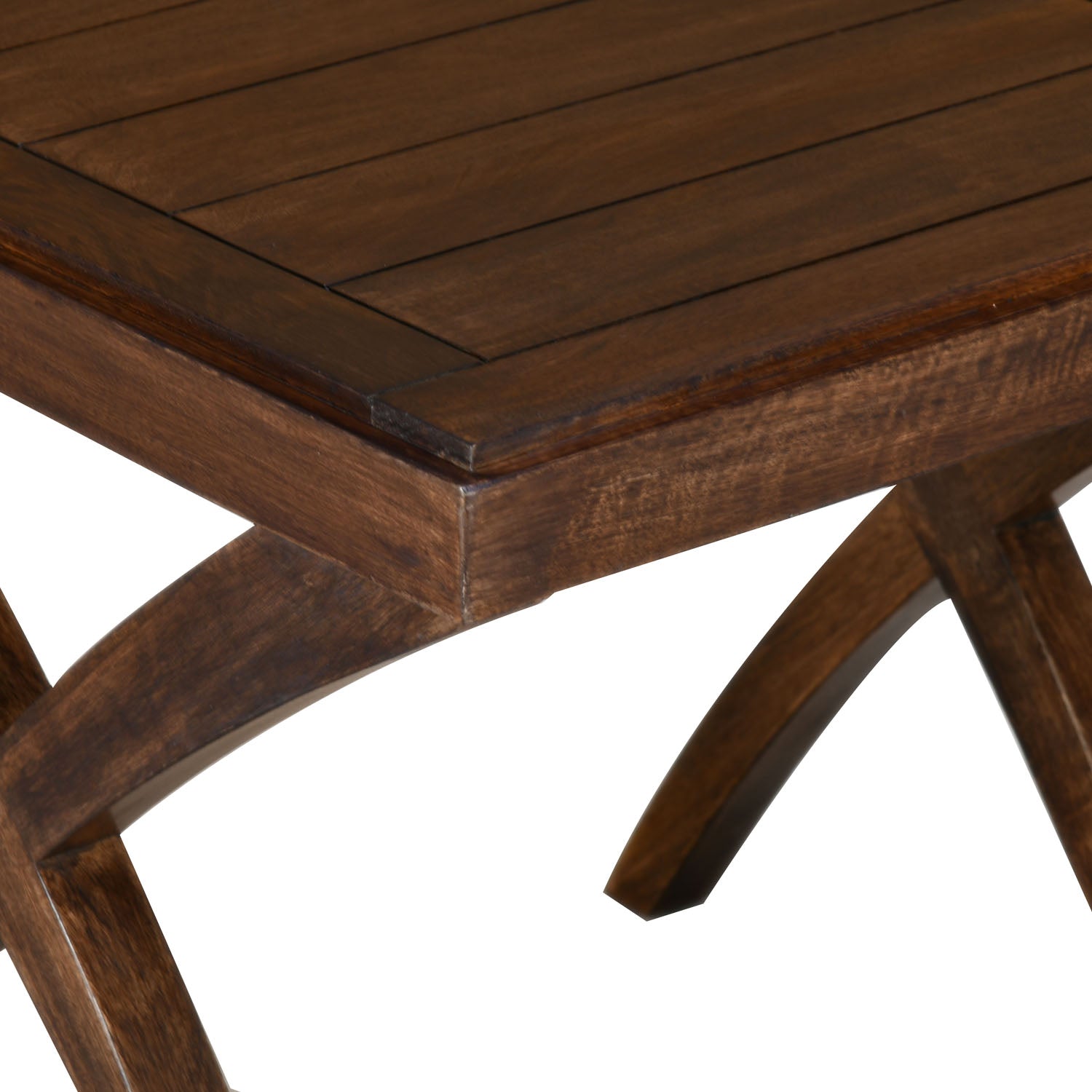 Karla Solid Wood Side Table (Walnut)