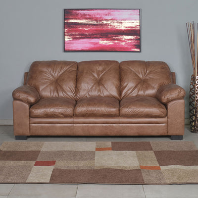 Kathleen 3 Seater Sofa (Brown)