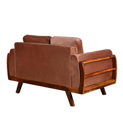 Lakewood 2 Seater Fabric Sofa (Cocoa)