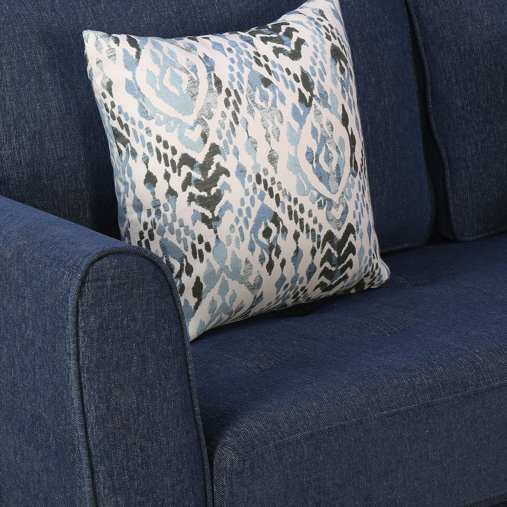 Livia 2 Seater Sofa (Blue)