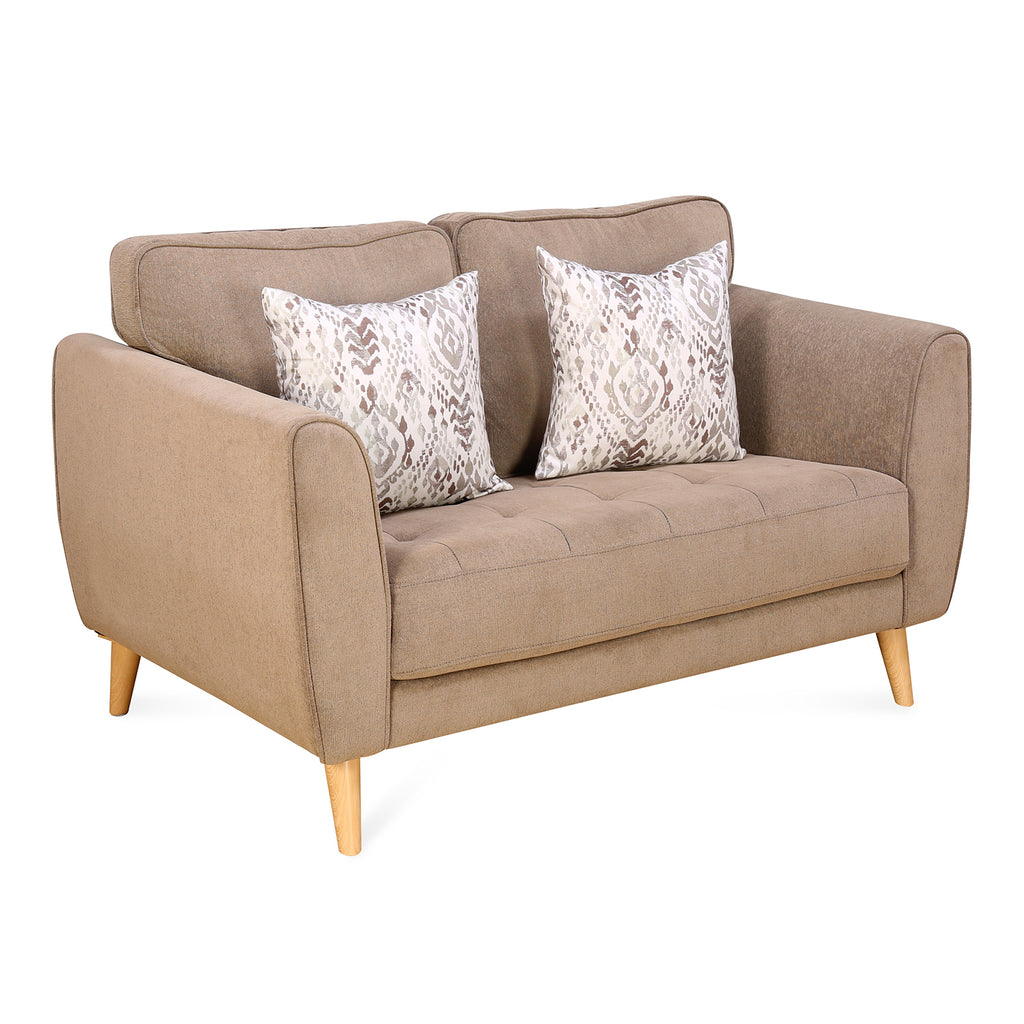 Livia 2 Seater Sofa (Brown)