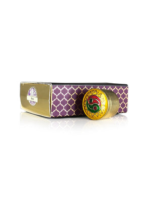 Song of India 4 g Relax Solid Perfume in Brass Cloisonn /Meenakari Jar for Body Fragrance
