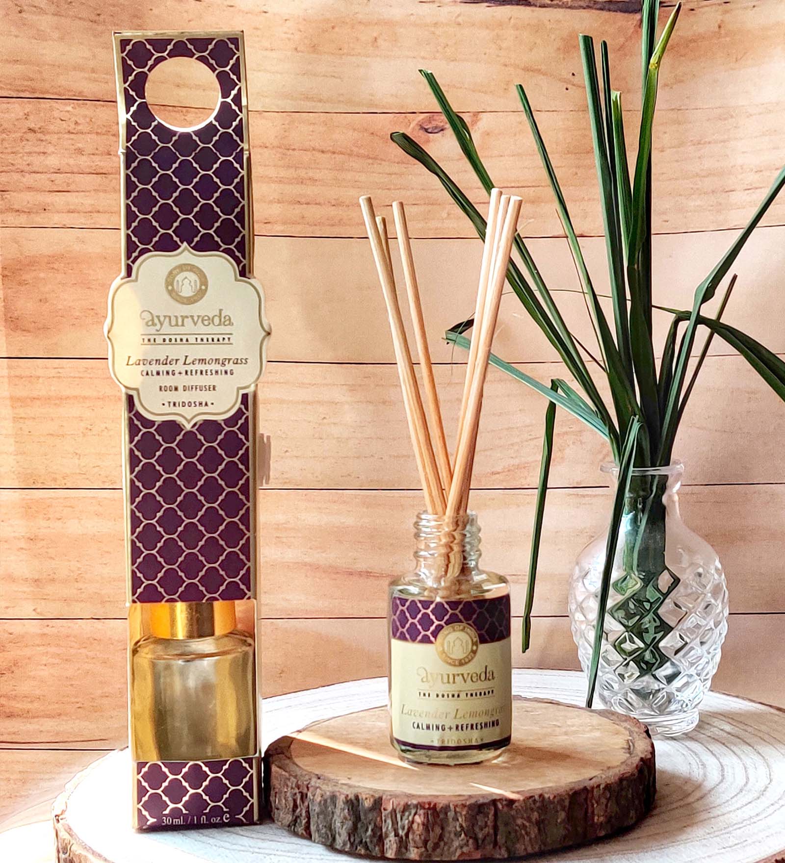 Song of India Lavender Lemongrass Luxurious Veda Reed Diffuser