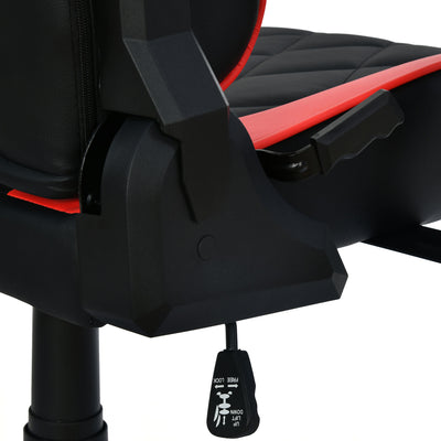 Marvel Leatherette Ergonomic Gaming Chair with Neck & Lumbar Pillow (Black & Red)