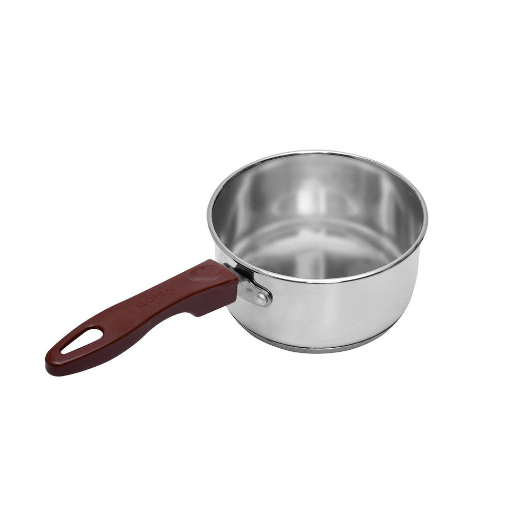 Milkpan with Induction Red Handle 1000 ml