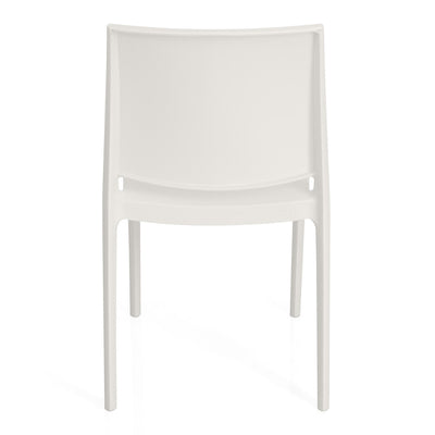 Nilkamal Novella 08 Chair (Milky White)