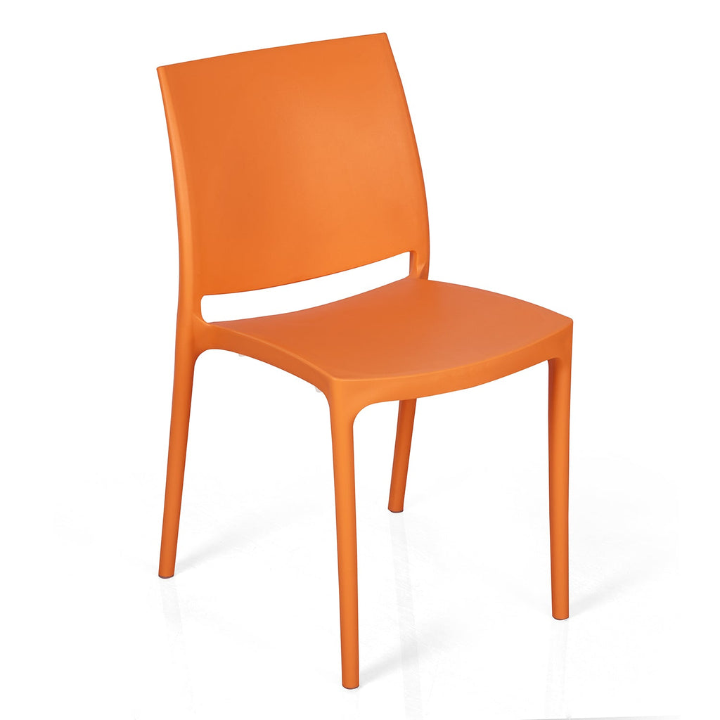Nilkamal Novella 08 Chair (Orange)