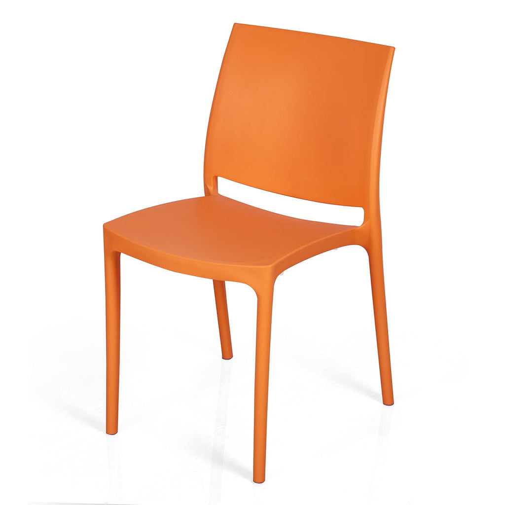 Nilkamal Novella 08 Chair (Orange)