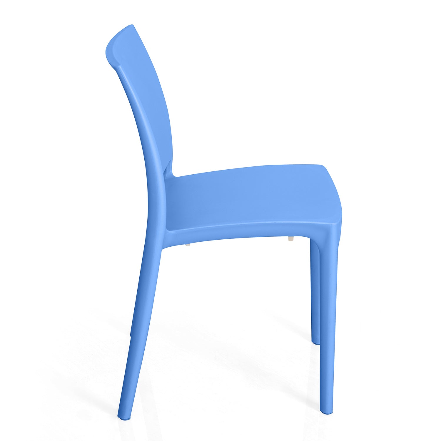 Nilkamal Novella 08 Armless Chair (Blue)