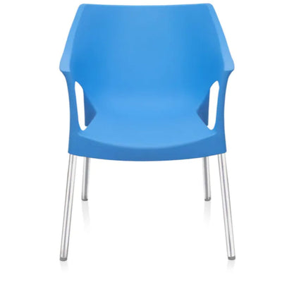 Nilkamal Novella 10 Stainless Steel Chair (Blue)