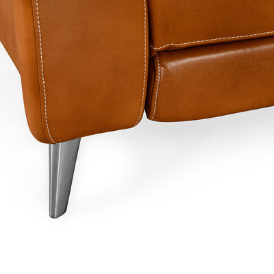 Olympus 2 Seater Adjustable Headrest Power Recliner Sofa (Tan)