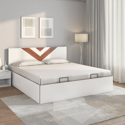 Orion Prime Bed with Semi Hydraulic Storage (White)