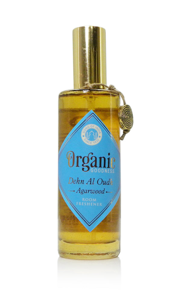 Song of India 100 ml Dehn Al Oudh/Oud Organic Air Freshener Room Spray Glass Bottle