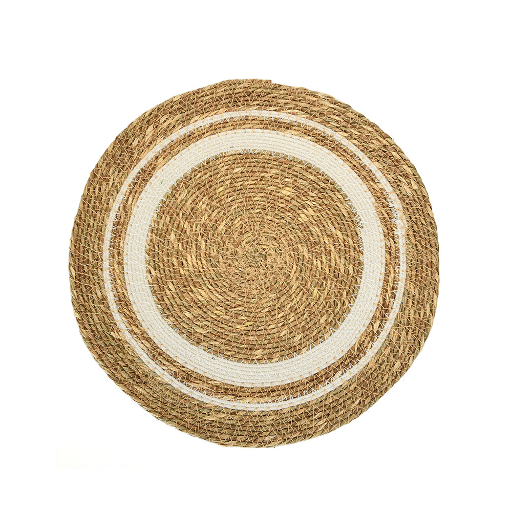 Seagrass & Cotton Yarn String 30 cm Placemat (Brown)