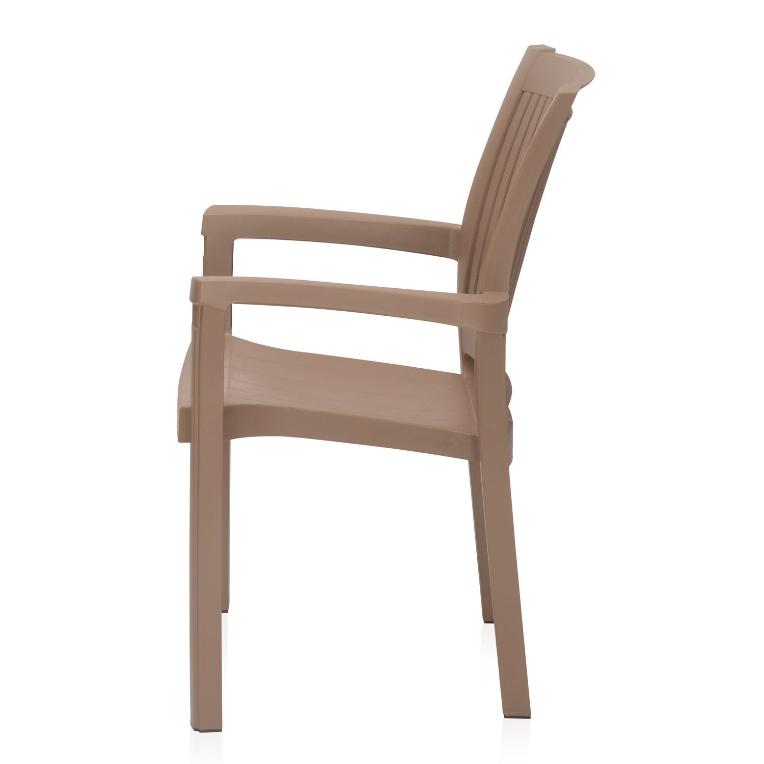 Nilkamal Platinum Premium Chair (Rattan Dark Beige)
