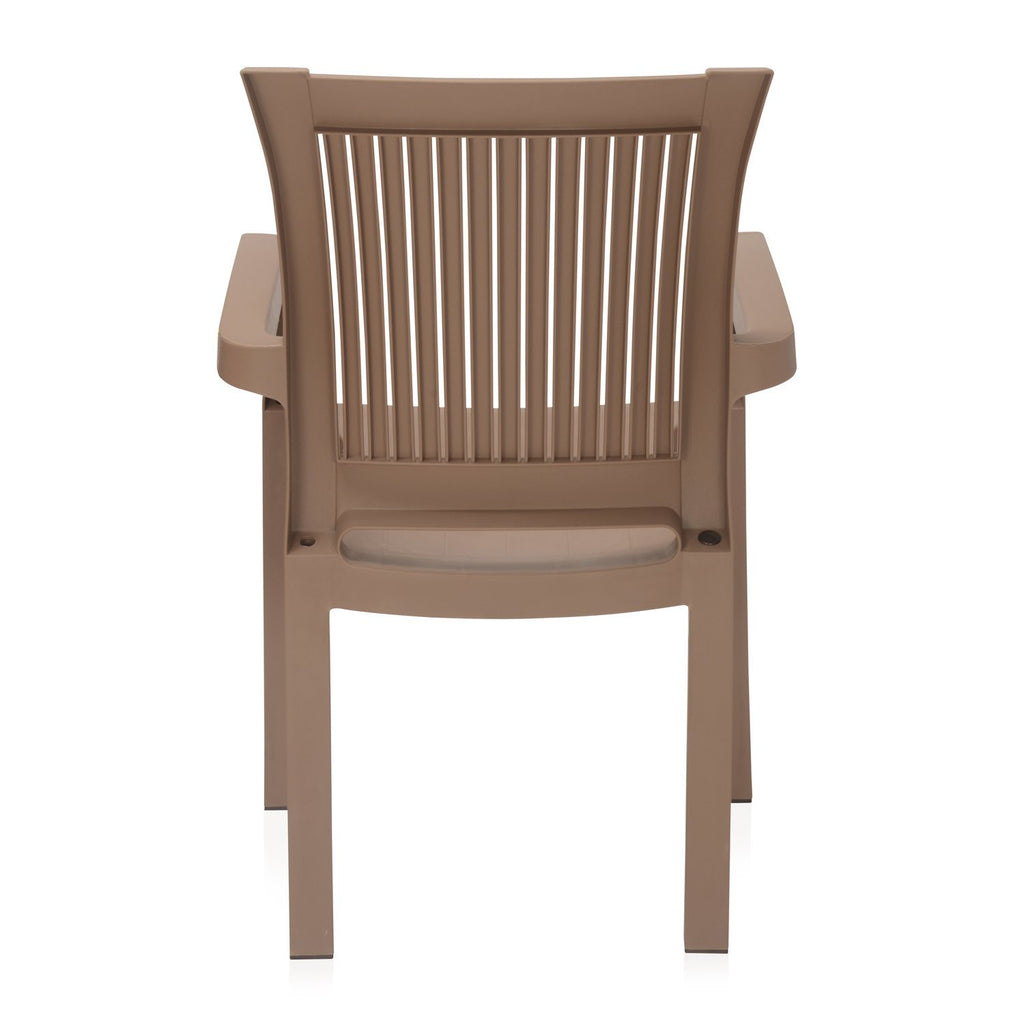 Nilkamal Platinum Premium Chair (Rattan Dark Beige)