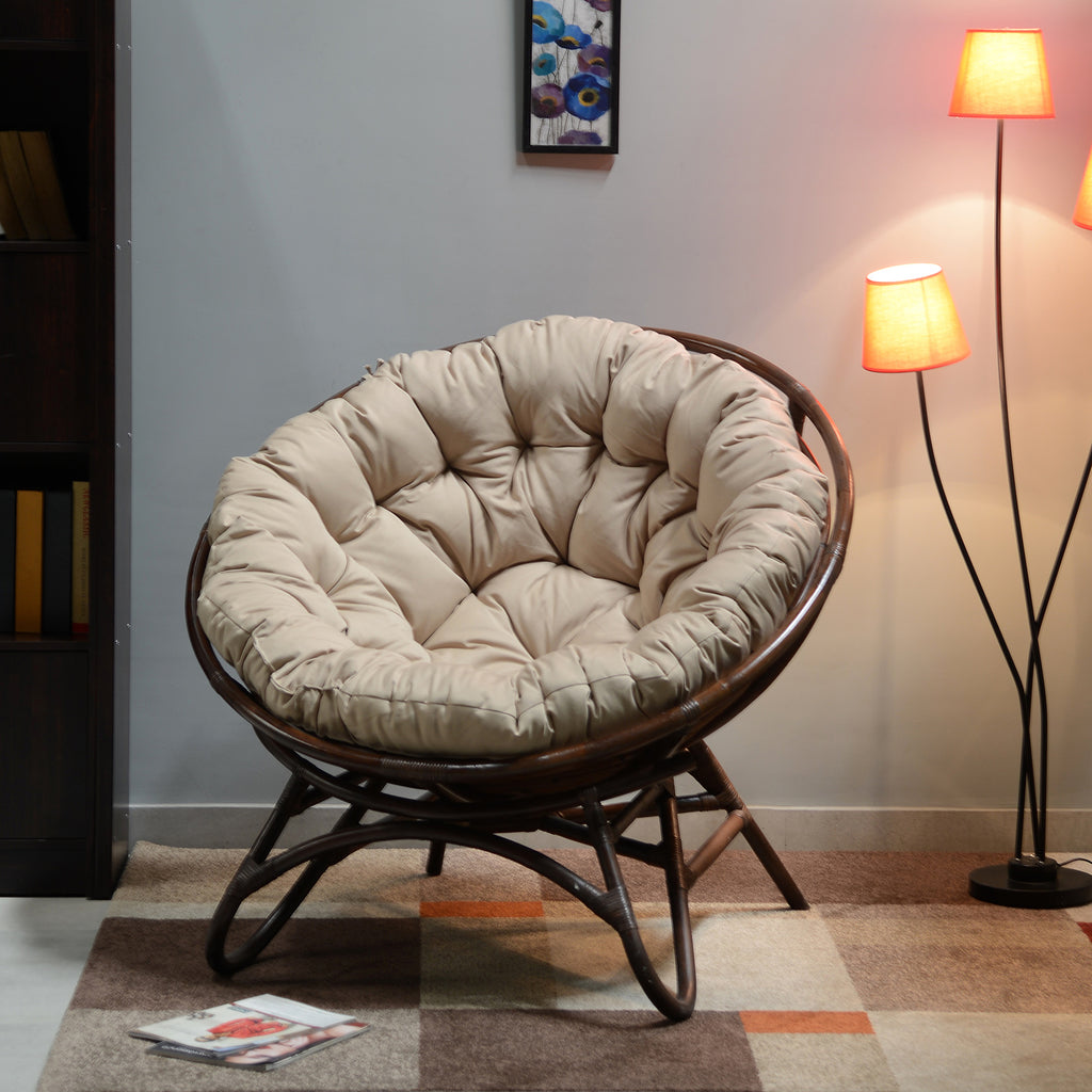 Plush Occassional Chair (Brown)