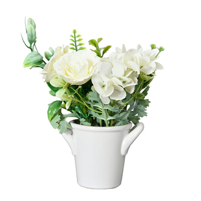 Watering Can Shaped Potted Plant (White)