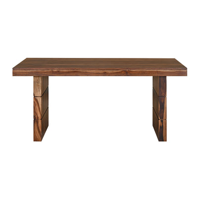Pride Solid Wood 6 Seater Dining Table (Walnut)