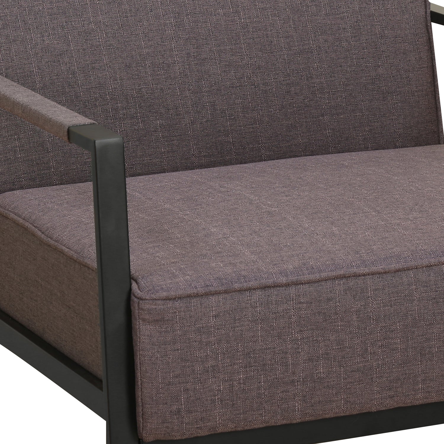 Remus 1 Seater Sofa (Dark Brown)